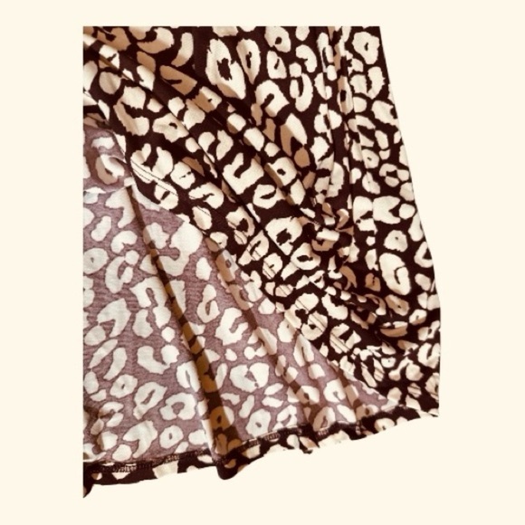 Jessica Howard Petite Women’s Long Sleeve Animal Print Midi Dress Size 8P - Picture 5 of 12